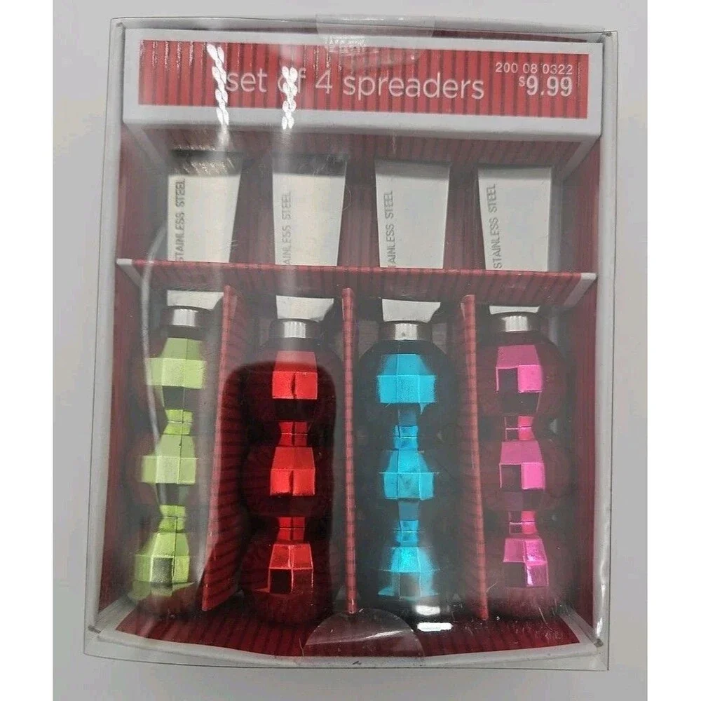 Cheese Butter Bread Dip Set Of 4  Spreaders by Target Holiday Party Kitchen Deco